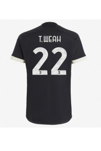 Juventus Timothy Weah #22 Jalkapallovaatteet Kolmaspaita 2023-24 Lyhythihainen